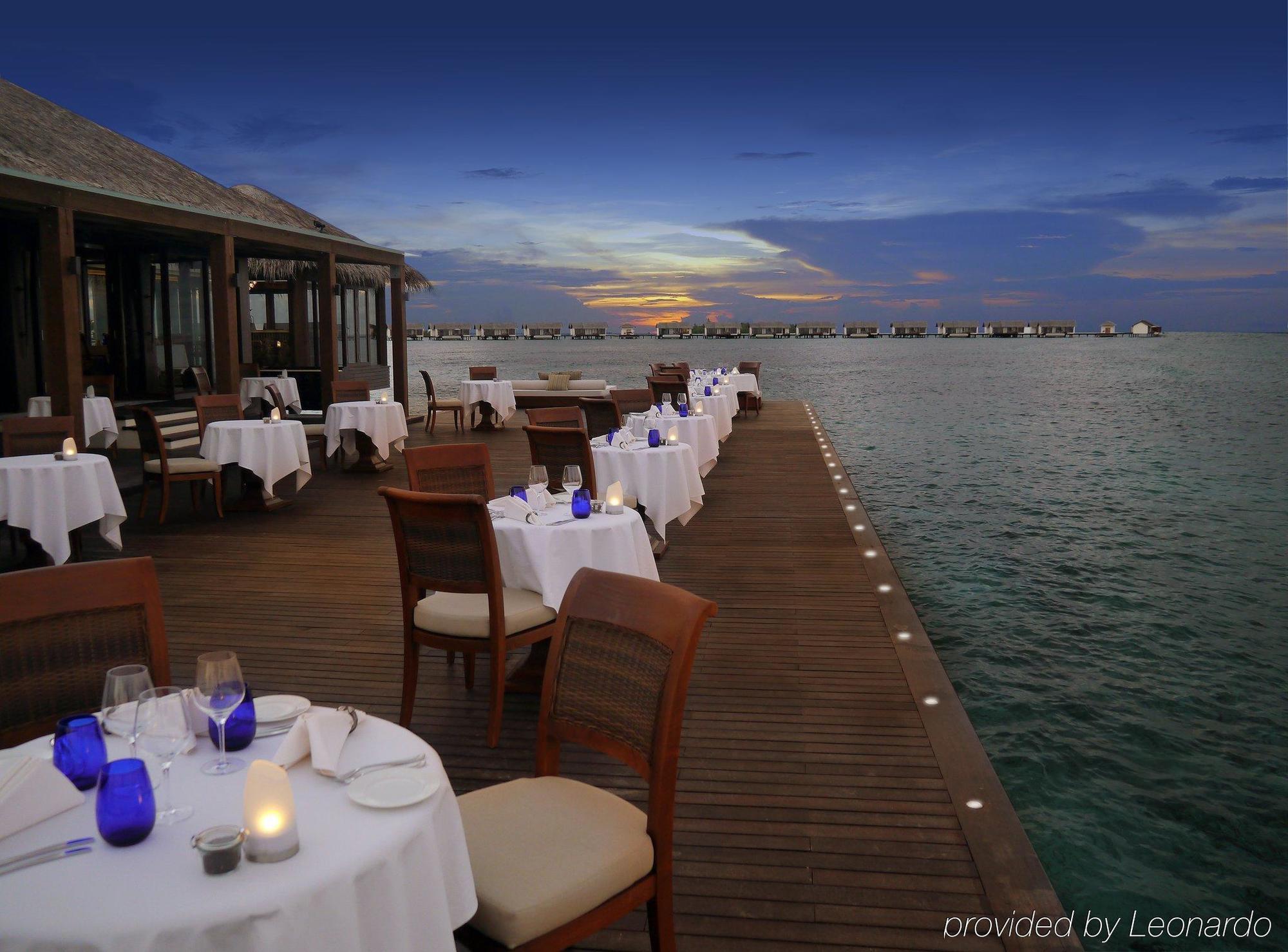 Dhigurah  The Residence Maldives מסעדה תמונה